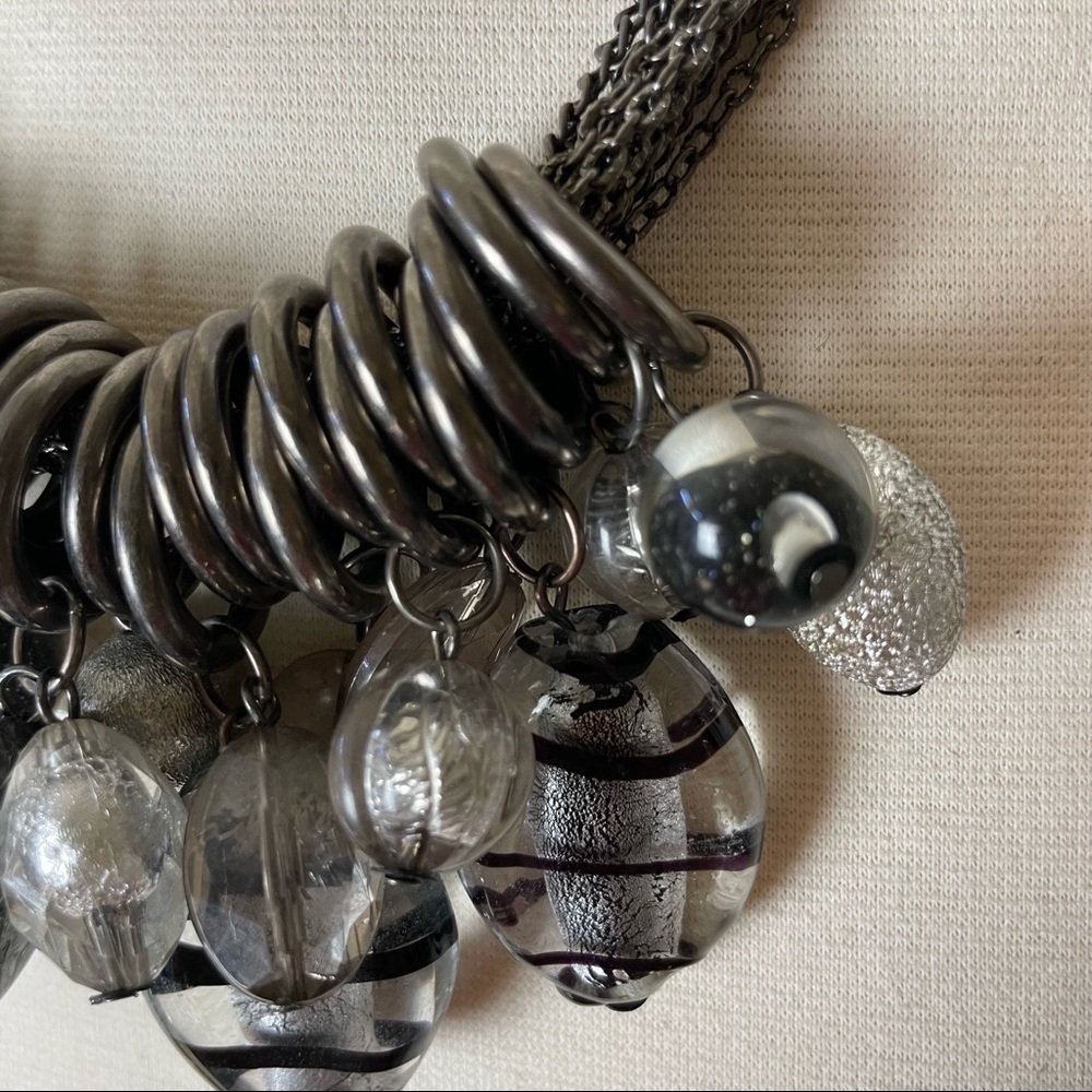 Ny Collection Multi-Layer Black Silver Pewter Sto… - image 5